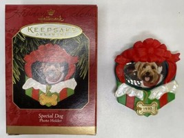1997 Hallmark Special Dog Photo Frame Ornament U69/6632 - £11.79 GBP