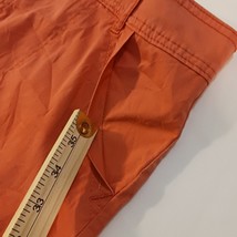 Lee Mid-Rise Fit Women's Orange Skirt Fake Pockets Size 16 Medium image 11