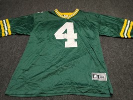 Vintage Starter Green Bay Packers Brett Farve Jersey 52 XL Green 90s Y2K - £29.58 GBP