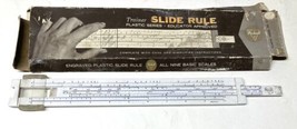 Vtg 1962 Pickett N120 Pocket Slide Rule Original Box Log Speed Mid Century - $14.84