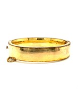 Vintage Signed 12k Gold Filled B.A. Ballou Plain Polish Hinged Bangle Br... - €106,73 EUR