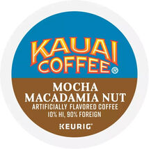 KAUAI COFFEE MOCHA MACADAMIA MEDIUM ROAST COFFEE KCUPS 10CT - $23.22 CAD