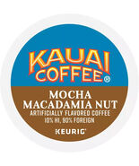 KAUAI COFFEE MOCHA MACADAMIA MEDIUM ROAST COFFEE KCUPS 10CT - $16.49