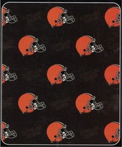 Cleveland Browns NFL 50 x 60 Fleece Throw Repeater Helmet Logo Blanket B... - £17.59 GBP