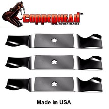 Copperhead Blades fit Craftsman 187254 187256 532187254 532187256 54&quot; Deck - £30.64 GBP+