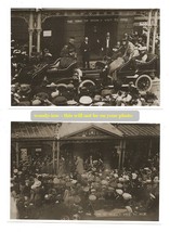 mm453 - King &amp; Queen Spain visit Ryde IOW crowds at Town Hall - print 6x4 x2 - £2.20 GBP