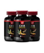 chia seeds - CHIA SEED OIL - linoleic acid supplement 3 Bottles - $47.89