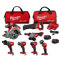 Milwaukee M18 Fuel 7 Tool Combo Kit - £1,312.53 GBP