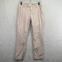 Anthropologie Pilcro Womens Skinny Ankle Pants Size 27 Pink Gray Pin Stripe - £15.52 GBP