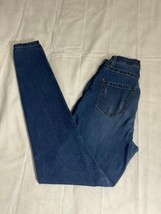 Fashion Nova AP4755 Women&#39;s Blue Denim Cotton Blend Jeans Size 9 (24×31) - $17.81