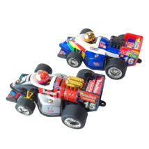 Qty 2 Dickie Playgo Race Cars  Buffalo Vintage plastic China - £3.94 GBP