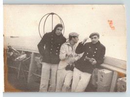 Photograph Gay Interest Russian Ussr Sailors Ship Deck Photo 1960’s Men - £13.56 GBP