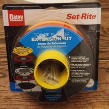 OATEY Toilet Flange Extension Kit Set Rite 43400 correct Elevation 1/8 to 1-5/8 - £19.71 GBP
