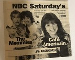 The Mommies Cafe Americain Tv Guide Print Ad Julia Duffy Valerie Bertine... - $5.93