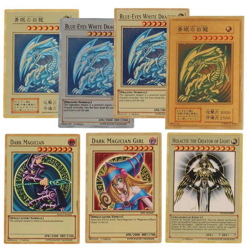Yugioh Metal Cards Yu-Gi-Oh Golden Alloy Collection Card Blue Eyes Dark ... - $11.68+