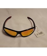 Piranha FLX-T Infinity Mens Wrap Sunglasses Style # 99558 Black Red Shat... - £10.65 GBP