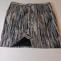 Worthington Back Zipper Women's Black & White Skirt Size 16 Measured Waist 38 image 2