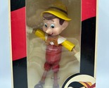 Vintage Pinocchio Walt Disney Authentic Schylling Wooden Doll Pinocchio NEW - $53.05