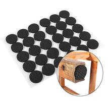 Non-slip Self-adhesive Rubber Feet Pads Black Funiture Chair Pads Protector Floo - £9.54 GBP