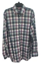 Peter Millar Men’s Button Up Dress Shirt Plaid Size Large L - $31.49