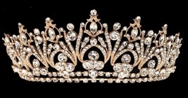 Handmade Bridal Tiara 20 CT Rosecut Diamond Jewellery - £403.94 GBP
