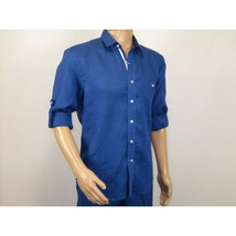 Men INSERCH premium Soft Linen Breathable 2pc Walking Leisure suit LS29116 Royal image 4