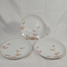 Fukagawa Arita 905 Maple Leaf Hand Painted 7 3/4&quot; Dessert Plate Set Of 3 - £11.76 GBP