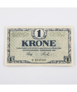 1920 DINAMARCA 1 KRONE NOTA CRISP - $825.05 MXN