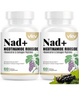 NAD+ Supplements for Women - w/ Nicotinamide Riboside &amp; Collagen Peptide... - $31.22 CAD