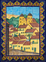 Mexican Tile Mural - £427.12 GBP