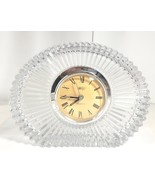 MIKASA DIAMOND FIRE HEAVY CRYSTAL CLOCK JAPAN - $10.00