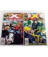 X Factor Comic Books #72 #73 1991 Marvel Comics - $8.98