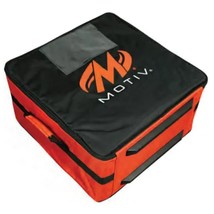 Motiv 4 Ball Box Tote Black Orange Bowling Bag - $63.01 CAD