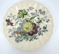 Royal Doulton Kirkwood D5750 England Fruit Floral Plate Vintage - $22.76