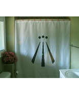 Shower Curtain Awen symbol triple goddess pagan Wicca - $69.99