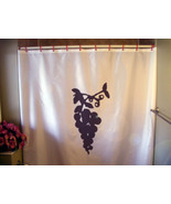 Shower Curtain grape vine plump juicy fruit hang wine - $69.99