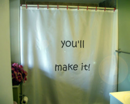 Shower Curtain you will make it inspire positive hope - £55.05 GBP