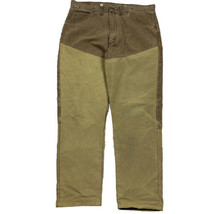 Wrangler Pro Gear Mens 38x32 Upland Brush Briar Hunting Pants Brown Canvas Jeans - £27.68 GBP