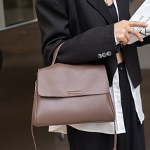 France Niche Design 2022 Women Handbag Genuine Leather High Capacity Crossbody S - £96.33 GBP