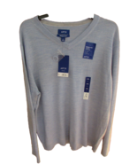 Sonoma Mens Light Blue Pullover Double Knit Crew Shirt Lg Sleeve Sz XL Soft - €12,76 EUR