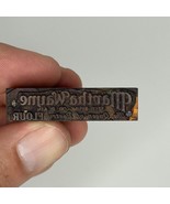 Vtg Letterpress Printing Block Martha Wayne Flour Mayflower Mills Ft Way... - $192.48 MXN