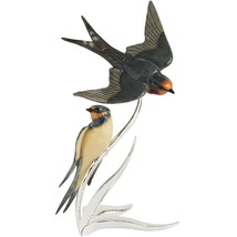 Swallow Pair Figurine Gift Boxed Artist Dean Kendrick Arora UK Natures R... - £37.83 GBP