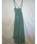 MSRP $99 City Studio Sage Strappy Back Gown Size 3 P Femme (TEAR) - £10.86 GBP