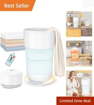 Compact 25L Heating Towel Warmer with Elegant Lighting &amp; Family-Friendly... - $123.70