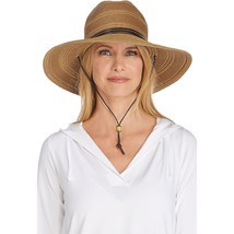 Coolibar UPF 50+ Women&#39;s Tempe Sun Hat - Sun Protective (One Size- Brown... - £86.31 GBP