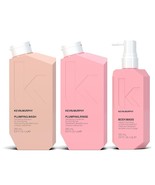 Kevin Murphy Plumping Wash &amp; Rinse 8.4 oz &amp; Body Mass 3.4 oz Same Day Sh... - $108.90