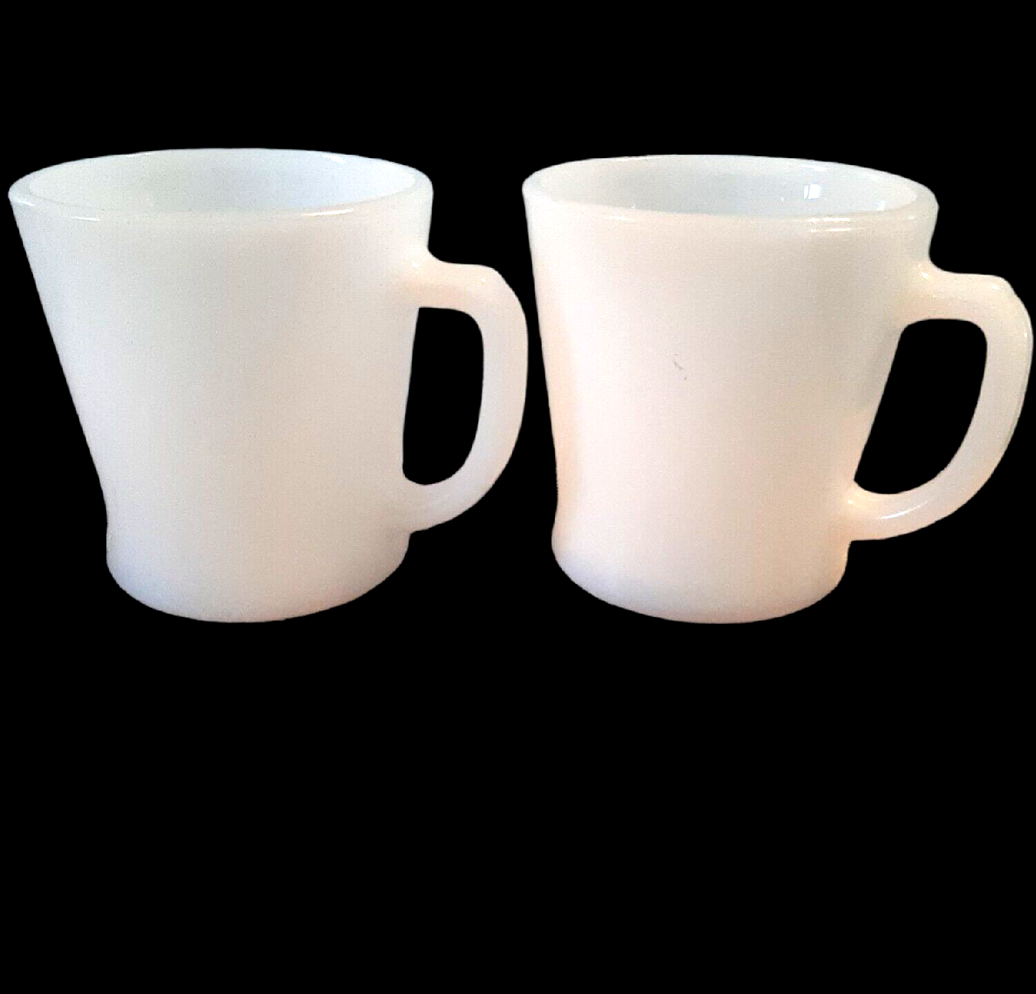 Primary image for 2 White Anchor Hocking Fire King Coffee Tea Mug Cup Restaurant Ware MCM USA