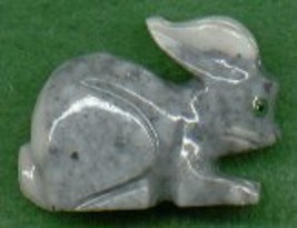 CARVED SOAPSTONE BUNNY RABBIT - £4.72 GBP