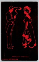 D Hillson Silhouettes Between The Acts Postcard G29 - £11.76 GBP