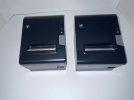 Epson TM-T88VI Thermal Pos Receipt Printer Ethernet, Usb &amp; Serial M338A Lot Of 2 - £312.72 GBP